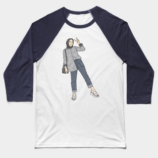 Beautiful Gray Baseball T-Shirt